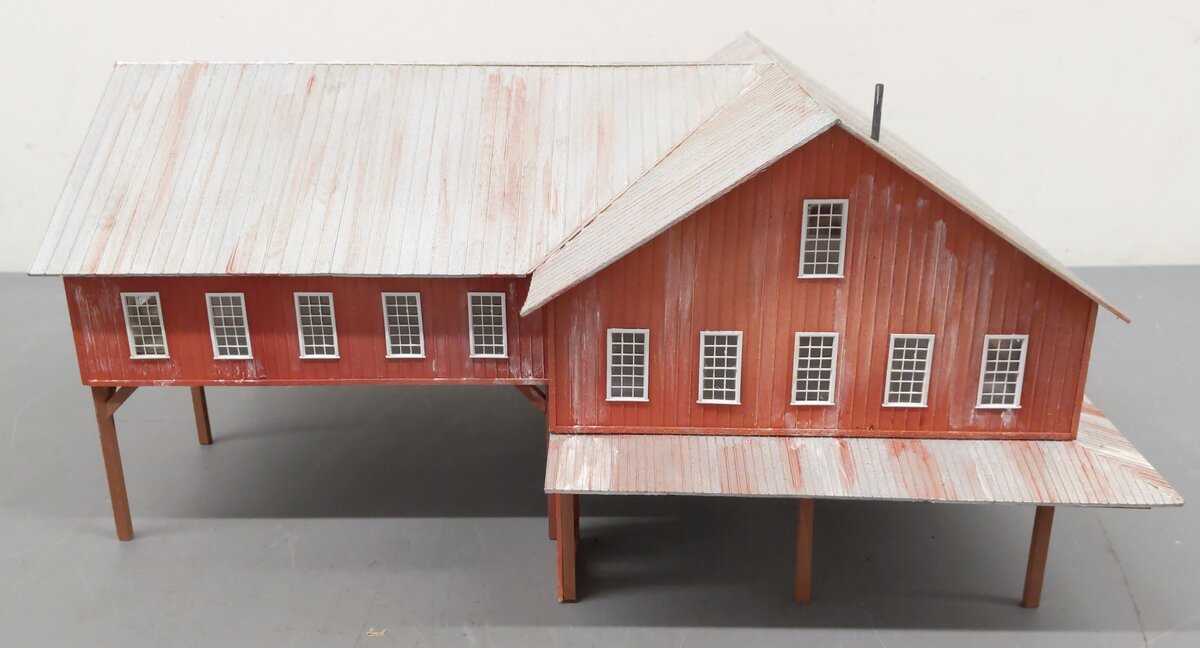 Generic Laser-cut Wooden Raised Storage Building Kit (Assembled) EX
