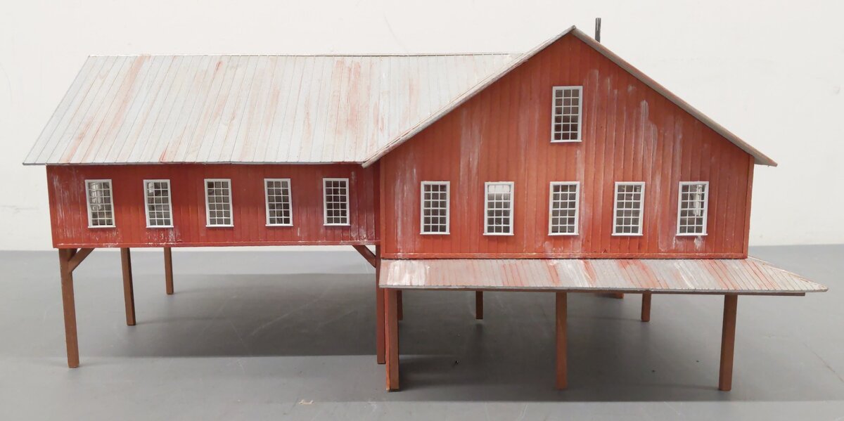 Generic Laser-cut Wooden Raised Storage Building Kit (Assembled) EX