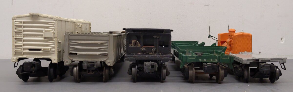 Lionel O Freight Cars: 3362, 6482, 356225, 3469, 6520 [5] VG