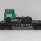 Lionel 6-9023 MKT O Flatcar w/ Green Truck EX