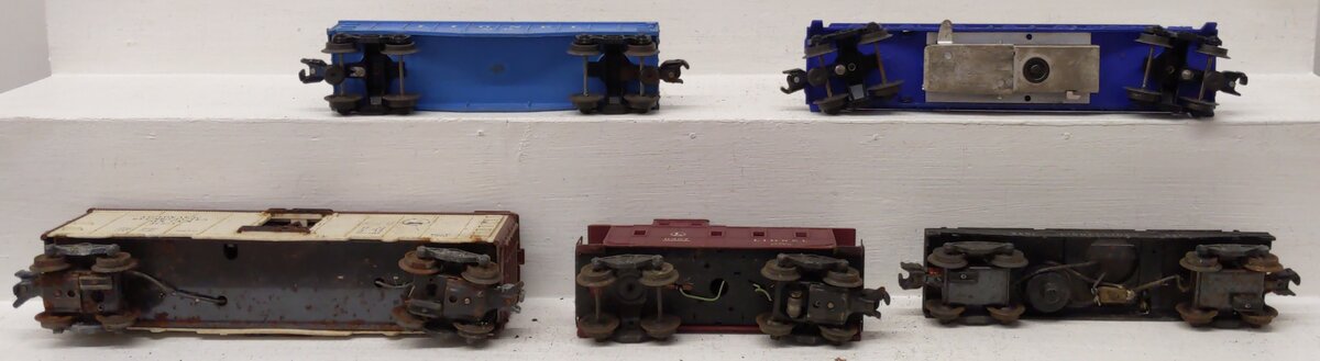 Lionel Vintage O Gauge Freight Cars #3419,6112,3451,36621,6357 [5]