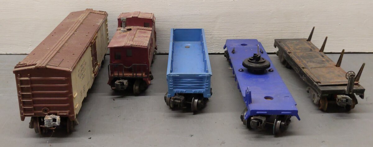 Lionel Vintage O Gauge Freight Cars #3419,6112,3451,36621,6357 [5]