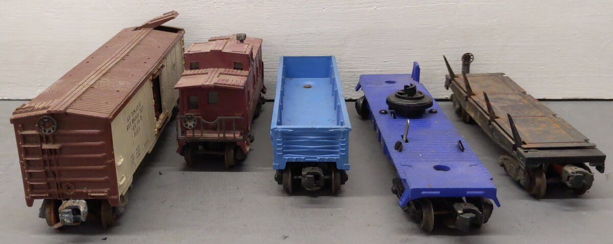 Lionel Vintage O Gauge Freight Cars #3419,6112,3451,36621,6357 [5]