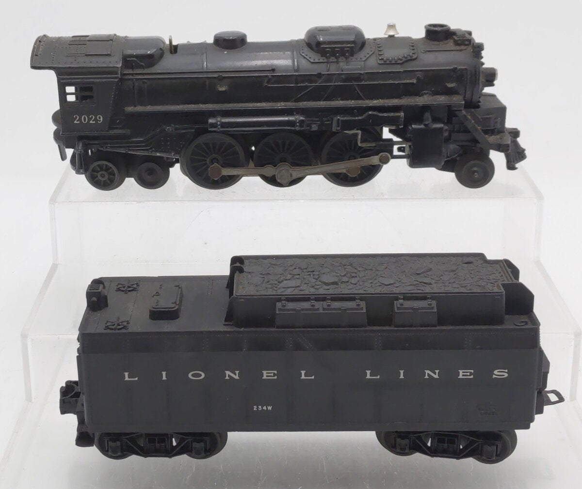 Lionel 2029 Vintage O 2-6-4 Diecast Steam Locomotive w/234W Tender VG