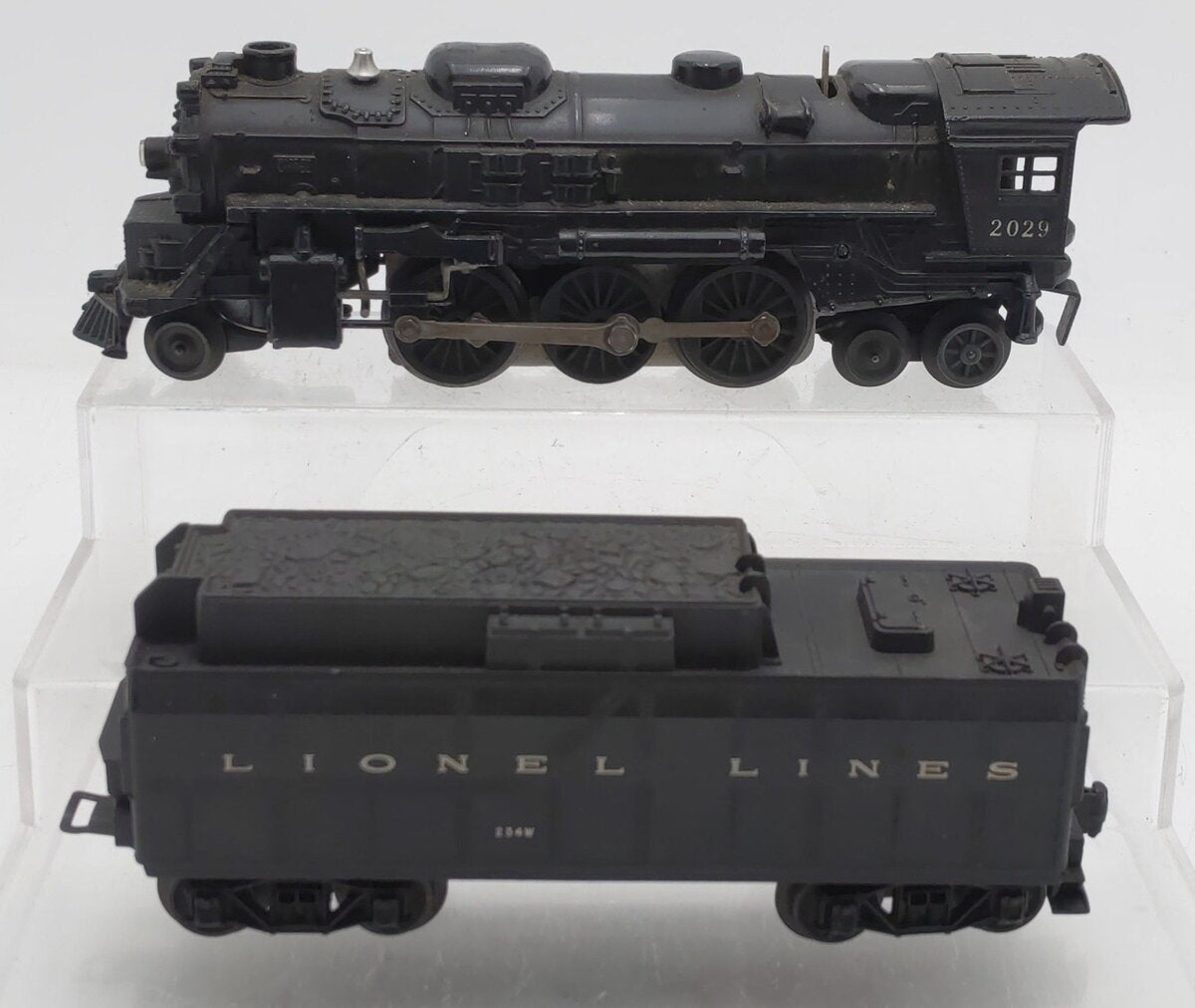 Lionel 2029 Vintage O 2-6-4 Diecast Steam Locomotive w/234W Tender VG