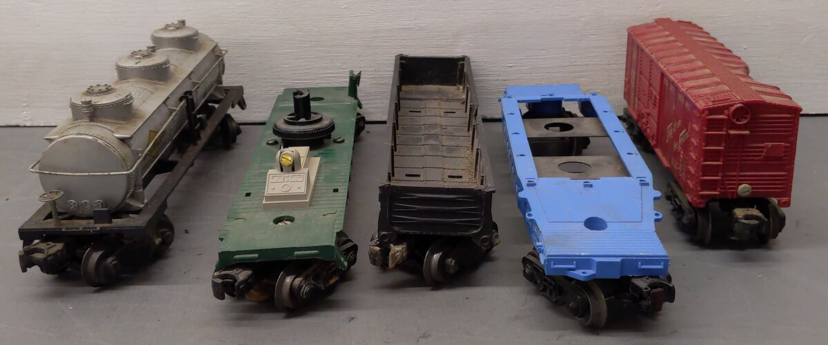 Lionel Vintage O Gauge Freight Cars #6462,3509,6014,6413 [5] VG