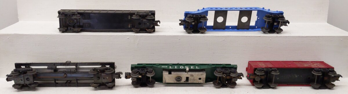 Lionel Vintage O Gauge Freight Cars #6462,3509,6014,6413 [5] VG
