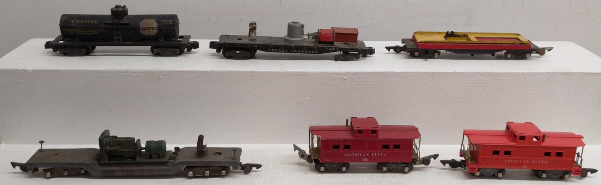American Flyer S Postwar Assorted Freight Cars #7210,969,638,715,912,638 [6]