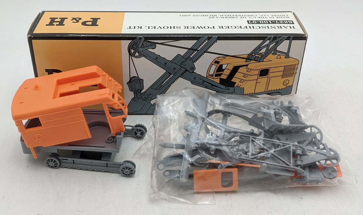 Lionel 6-16978 O Gauge Milwaukee Road Flat Car w/P&H Shovel Kit VG/Box