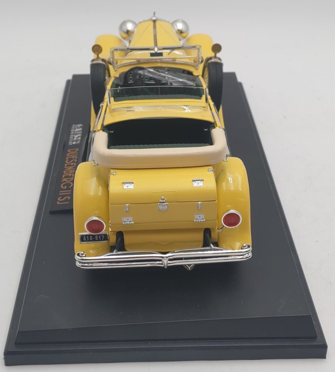 Greenlight Collectibles 12927 1:18 Great Gatsby - 1934 Duesenberg II SJ Yellow LN/Box