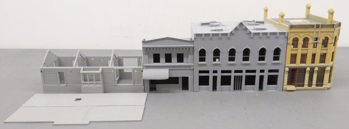 Generic Assorted S Scale Buildings [4] EX