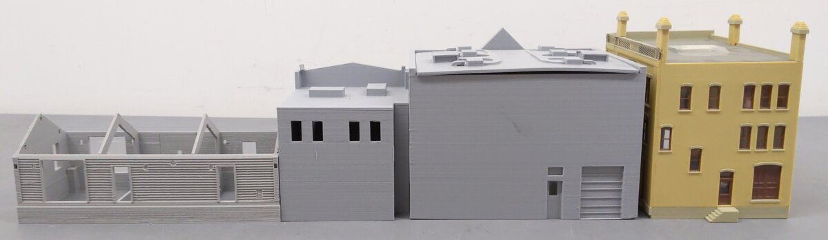 Generic Assorted S Scale Buildings [4] EX