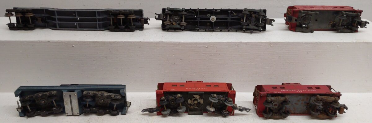 American Flyer S Postwar Assorted Freight Cars #938,630,904,644,969,7210 [6]