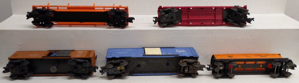 Lionel Vintage O Gauge Freight Cars #636255,159000,3424,6465,3460 [5] VG