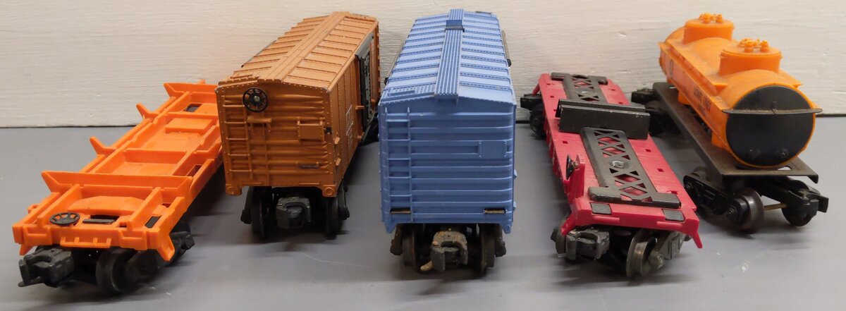 Lionel Vintage O Gauge Freight Cars #636255,159000,3424,6465,3460 [5] VG