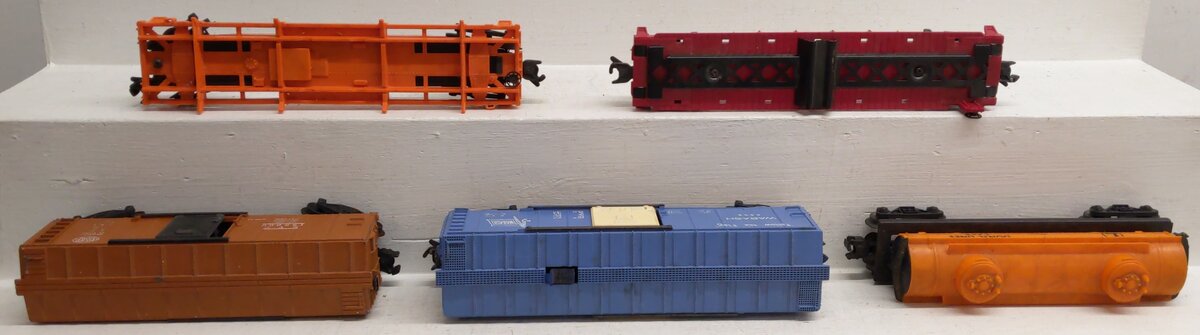 Lionel Vintage O Gauge Freight Cars #636255,159000,3424,6465,3460 [5] VG