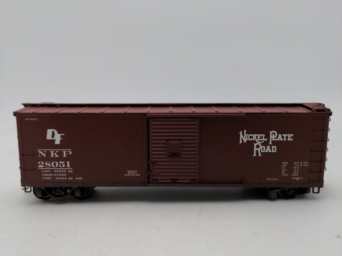S-Helper 02111 S Scale Nickel Plate Road Single Door Boxcar #28051 VG/Box