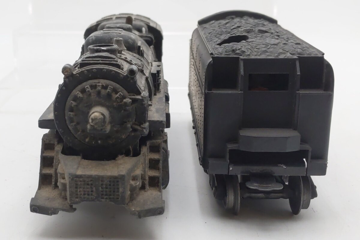 Lionel 2037 Vintage O 2-6-4 Die-Cast Steam Locomotive w/ 6466W Tender VG