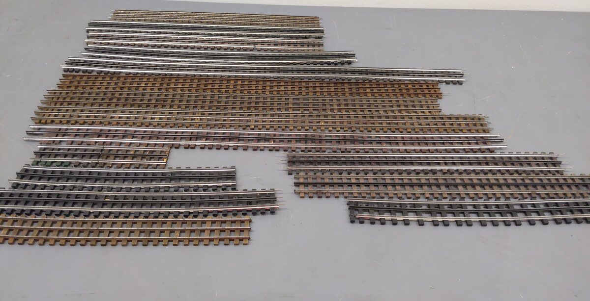 Gargraves Assorted O Scale 3 Rail Straight Track [15] VG