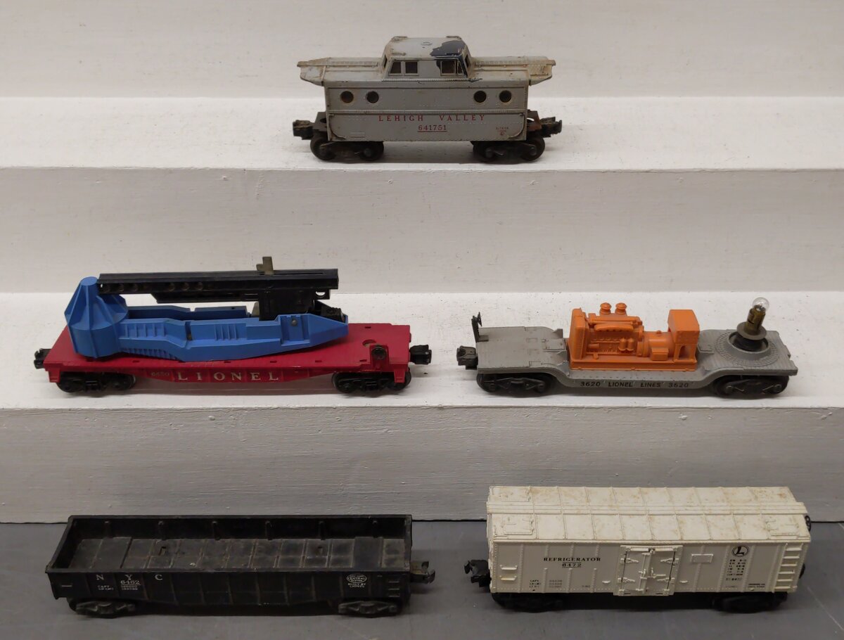Lionel Vintage O Freight Cars: 3620, 6462, 6472, 6650, 641751 [5]