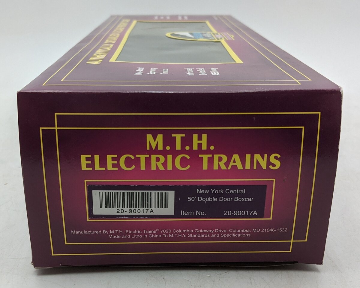 MTH 20-90017A O Gauge New York Central Box Car NIB