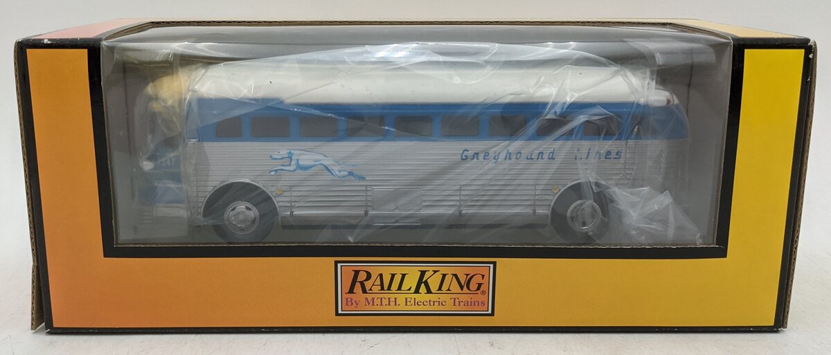 MTH 30-50009 1:48 Scale Greyhound Die-Cast Bus NIB