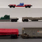 Lionel Vintage O Freight Cars: 6520, 336155, 634656, 6470, 3349 [5] VG