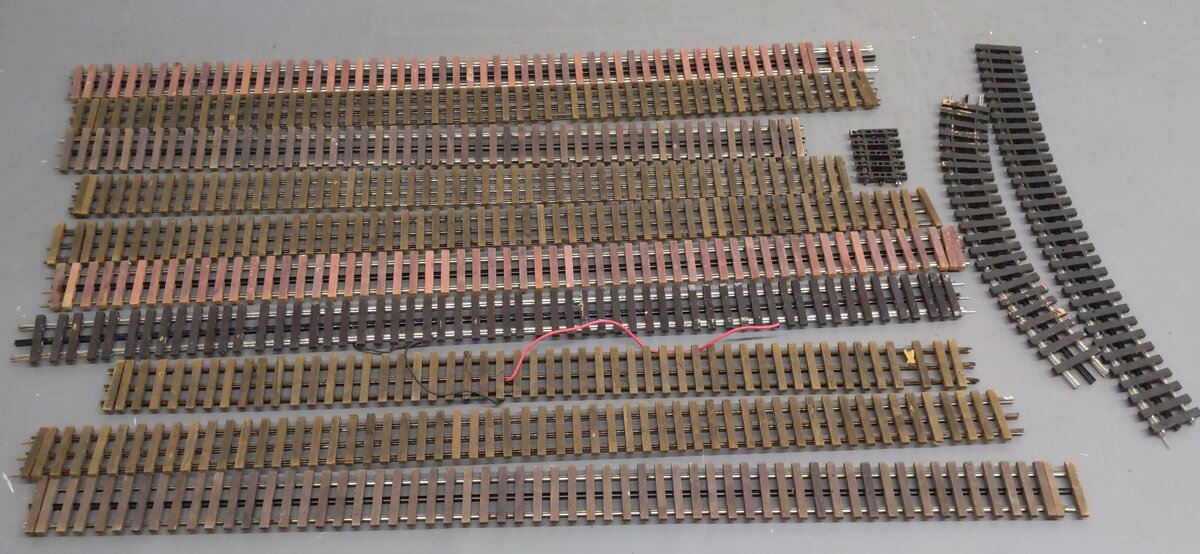 Gargraves Assorted O Scale 3 Rail Straight and curved Track [10] VG