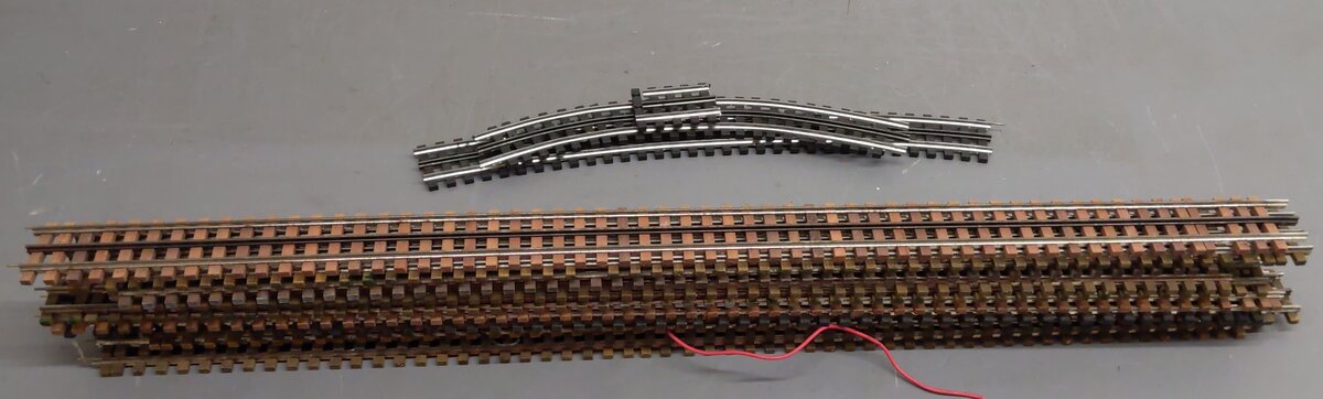 Gargraves Assorted O Scale 3 Rail Straight and curved Track [10] VG