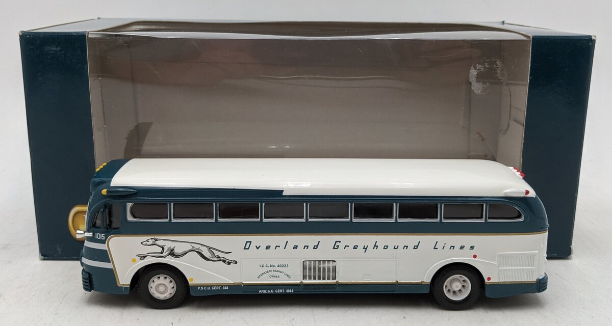 Corgi 53906 1:50 Greyhound Yellow Coach 743 Destination Kansas City EX/Box