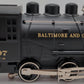 MTH 30-1290-0 Baltimore & Ohio 0-4-0 Dockside Steam Locomotive #97 EX