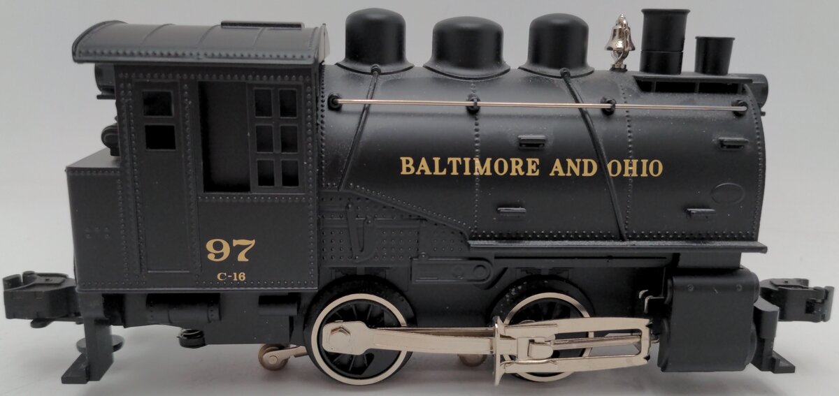MTH 30-1290-0 Baltimore & Ohio 0-4-0 Dockside Steam Locomotive #97 EX