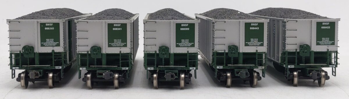 Athearn 93048 HO Scale Burlington Northern BethGon Coalporter (Pack of 5) VG