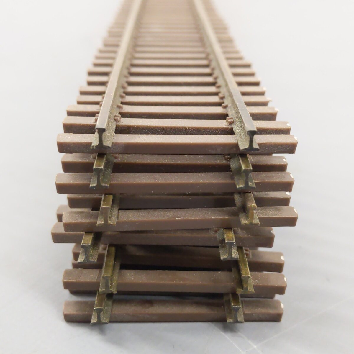 American Models T14836 S Gauge 36" Brass Straight Flex Track [6] EX