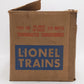 Lionel ZW 275 Watt Vintage O Gauge Train Transformer with Whistle (R Model) VG/Box