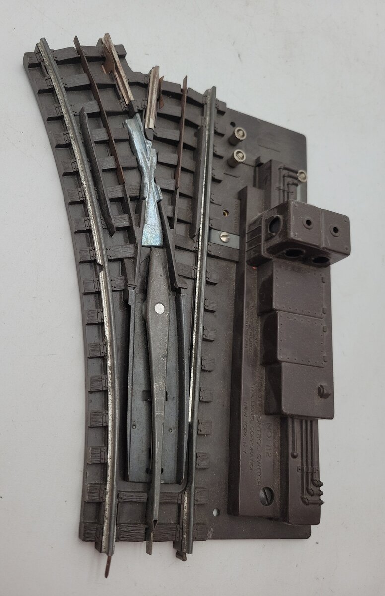 Lionel 112 Vintage LH & RH Super O Remote Control Switches (Pair of 2) VG