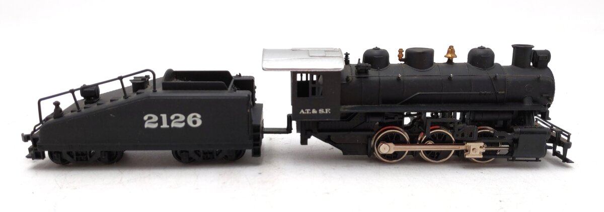 Bachmann 50502 HO Scale Santa Fe 0-6-0 Steam Engine Locomotive #2126 EX/Box