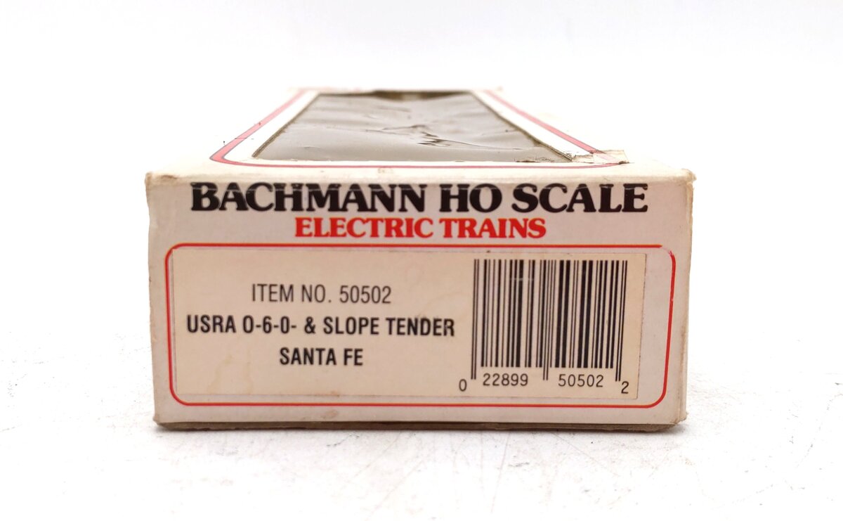 Bachmann 50502 HO Scale Santa Fe 0-6-0 Steam Engine Locomotive #2126 EX/Box