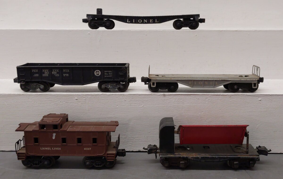 Lionel Vintage O Freight Cars: 3659, 347000, 6017 [5] VG