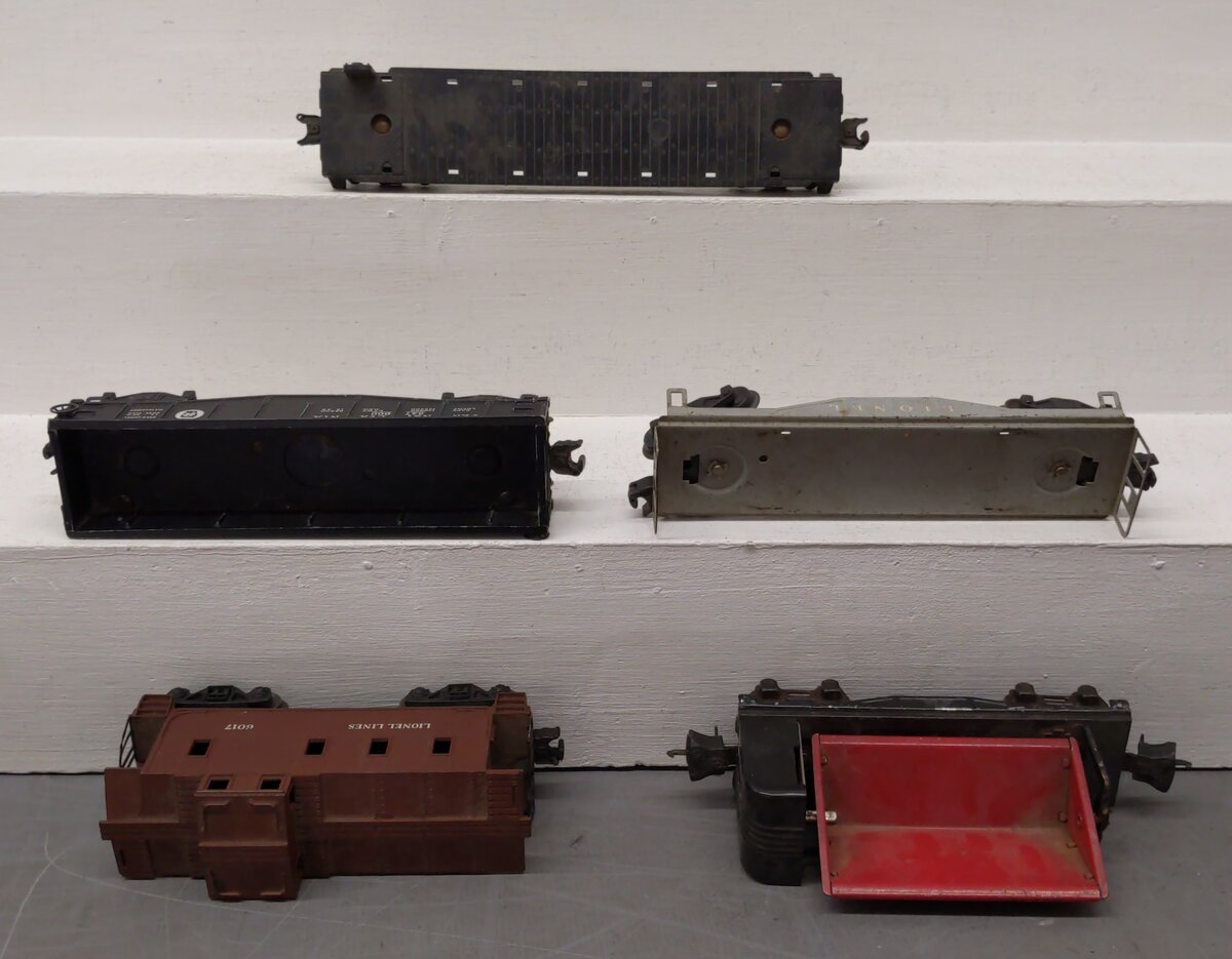 Lionel Vintage O Freight Cars: 3659, 347000, 6017 [5] VG