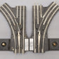 Lionel 022 O Gauge Left-Hand & Right-Hand Electric Remote Switches [4] VG