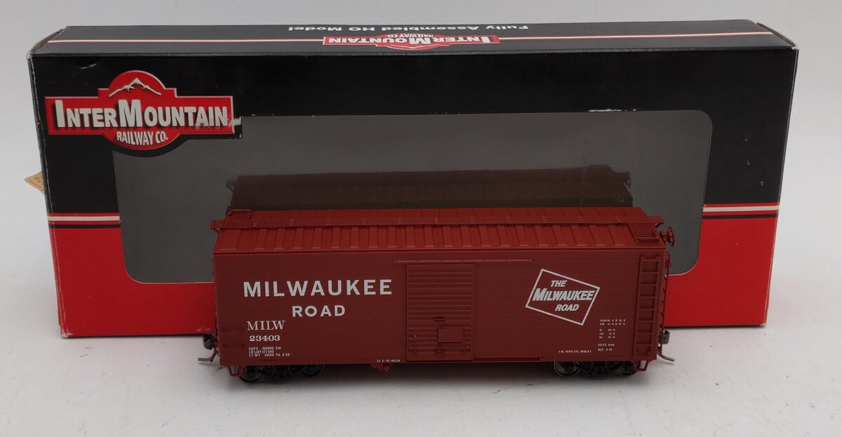 InterMountain 46502-17 HO Milwaukee Road Boxcar #23403 LN/Box