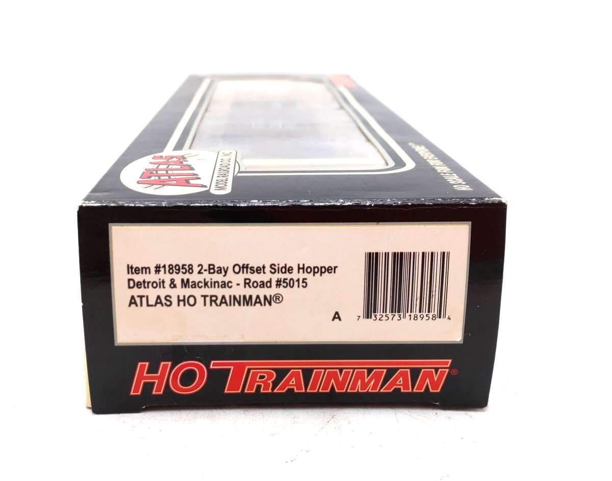 Atlas 18958 HO Scale Detroit & Makinac 2-Bay Hopper Car #5015 MT/Box