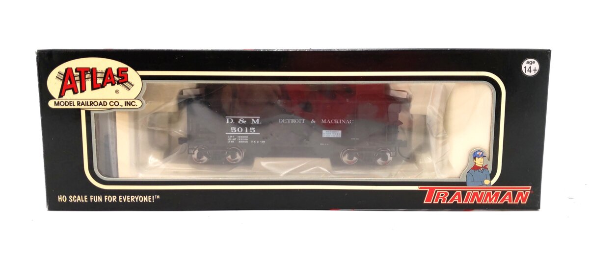 Atlas 18958 HO Scale Detroit & Makinac 2-Bay Hopper Car #5015 MT/Box