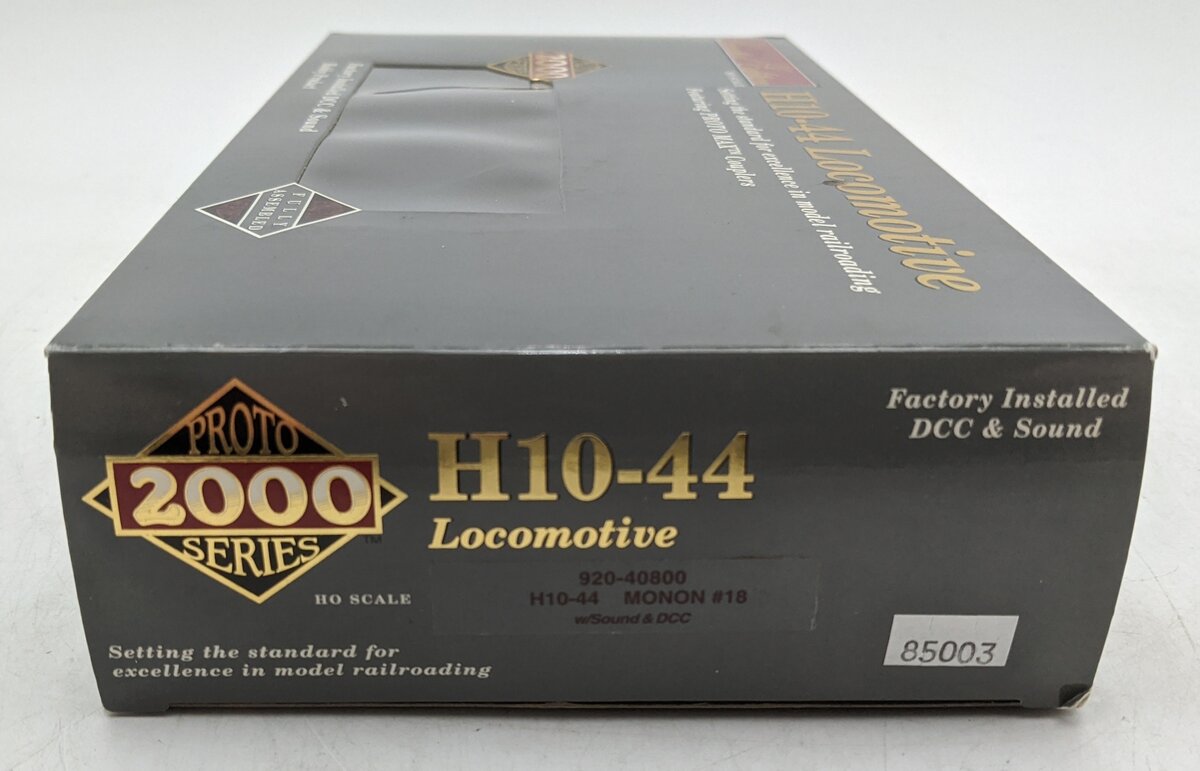 Proto 2000 920-40800 HO Gold Monon H10-44 Diesel Locomotive #18 w/ Sound & DCC LN/Box