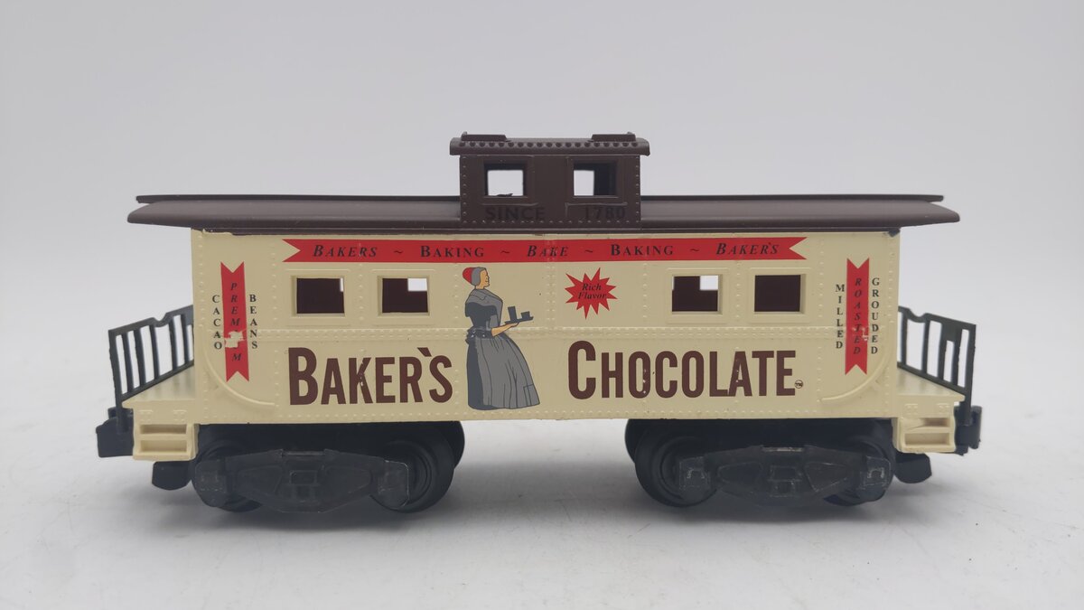 American Flyer S Scale Vintage RARE Bakers Chocolate Caboose VG/Box