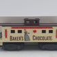 American Flyer S Scale Vintage RARE Bakers Chocolate Caboose VG/Box