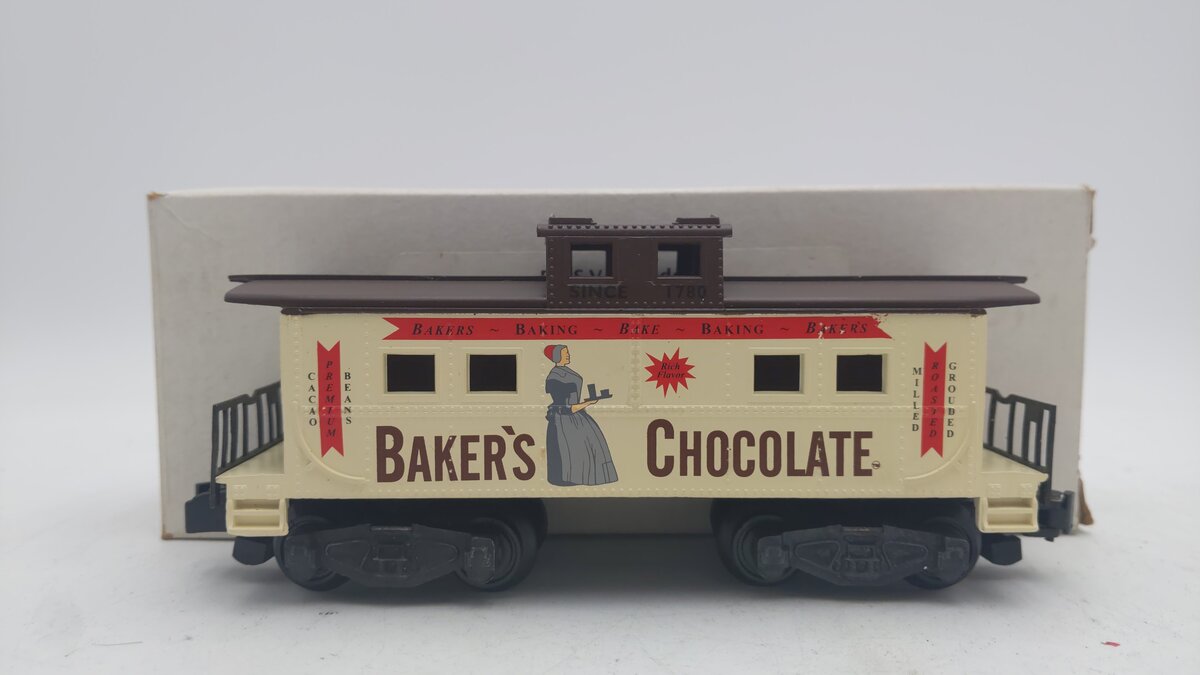 American Flyer S Scale Vintage RARE Bakers Chocolate Caboose VG/Box
