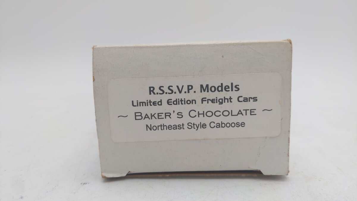 American Flyer S Scale Vintage RARE Bakers Chocolate Caboose VG/Box