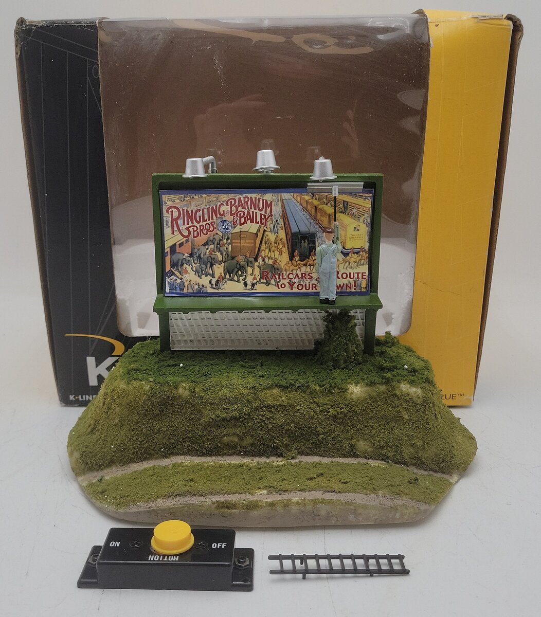 K-Line 6-22252 Ringling Bros. Operating Billboard VG/Box